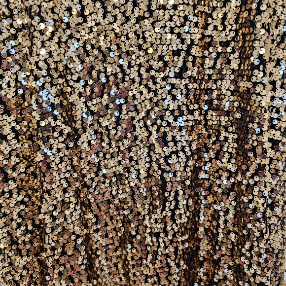 Everly Gold Sequin Dress - Picture 3 of 5